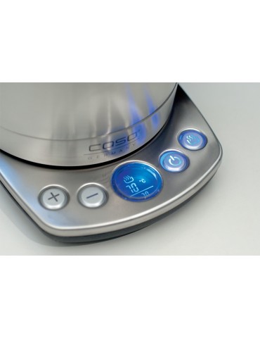 Caso WK 2200 With electronic control, Stainless steel, Stainless steel, 2200 W, 1.7 L, 360 rotational base