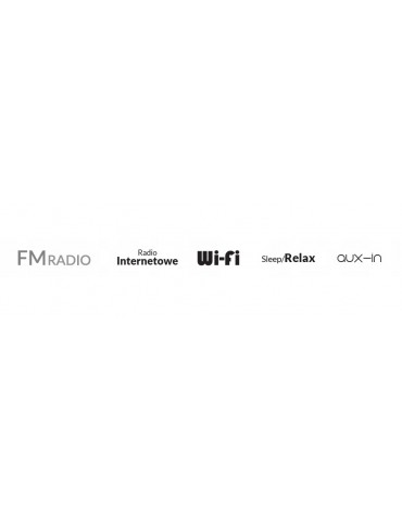 Interneto radijas + FM. TON6 su „Wi-Fi baltas OPTICUM“