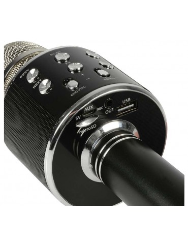 Įkraunamas Karaoke mikrofonas KPM5-BK juodas