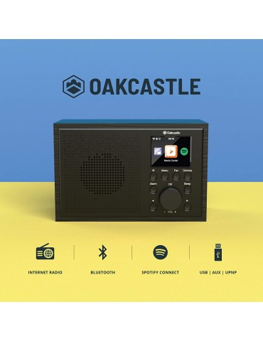 Oakcastle interneto radijas. Spotify Connect. Bluetooth