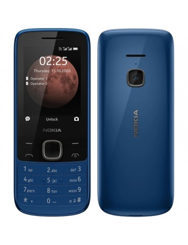 Nokia 225 4G TA-1316 Blue, 2.4 ", TFT, 240 x 320 pixels, 64 MB, 128 MB, Dual SIM, Nano-SIM, 3G, Bluetooth, 5.0, USB version Micr