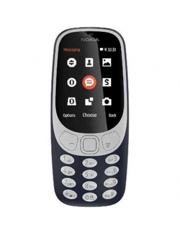 Nokia 3310 (2017) Dark Blue, 2.4 ", TFT, 240 x 320 pixels, 16 MB, Dual SIM, Micro-SIM, Bluetooth, 3.0, USB version microUSB 2.0,