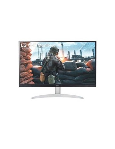 LG Monitor with VESA DisplayHDR 27UP600-W 27 ", IPS, UHD, 3840 x 2160 pixels, 16:9, 5 ms, 400 cd/m , Black/Silver, Headphone Out