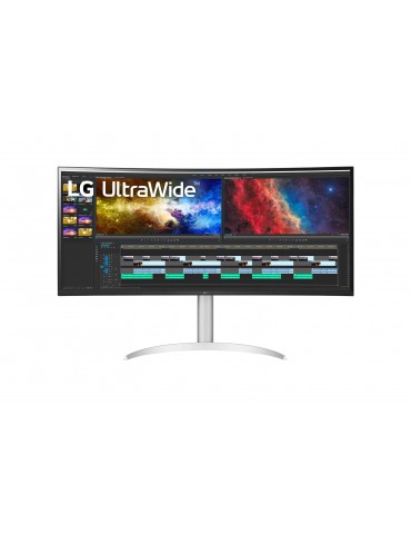 LG Ultrawide Monitor 38WP85C-W 38 ", IPS, QHD, 3840 x 1600, 21:9, 5 ms, 240 cd/m , 60 Hz