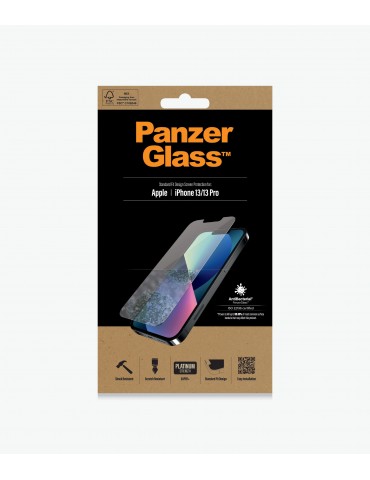 PanzerGlass Clear Screen Protector, Apple, iPhone 13/13 Pro, Tempered glass