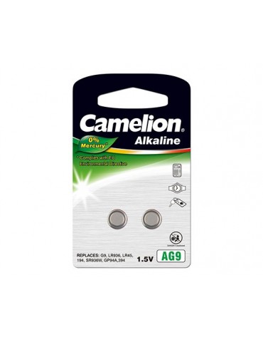 Camelion AG9/LR45/LR936/394, Alkaline Buttoncell, 2 pc(s)
