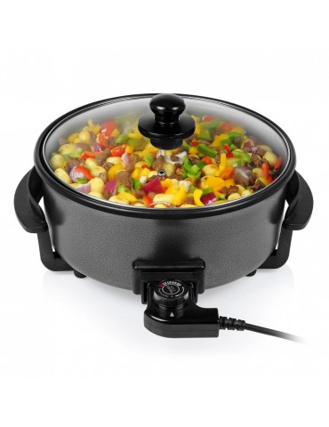Tristar Multifunctional grill pan XL PZ-9135 Grill, Diameter 30 cm, 1500 W, Lid included, Fixed handle, Black