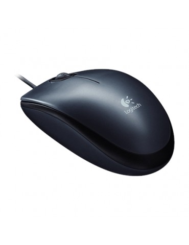 Logitech Mouse M100 Wired, Black