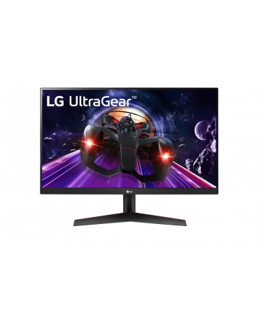 LG UltraGear Gaming Monitor 24GN600-B 23.8 ", IPS, FHD, 1920 x 1080 pixels, 16:9, 1 ms, 300 cd/m , Black/Red