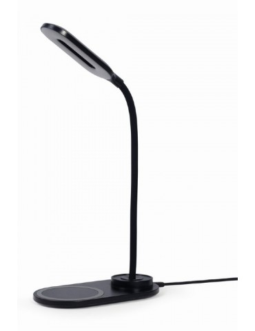 Gembird Desk lamp with wireless charger (black + white) TA-WPC10-LED-01-MX 10 W, 2893-7072 K, LED lamp, 5 V, 2 pcs