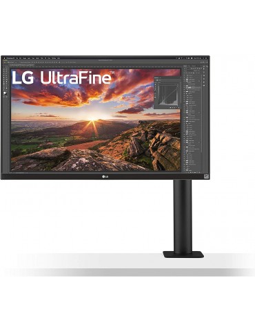LG Monitor with Ergo Stand 27UN880-B 27 ", IPS, UHD, 3840 x 2160 pixels, 16:9, 5 ms, 350 cd/m , Black, HDMI ports quantity 2