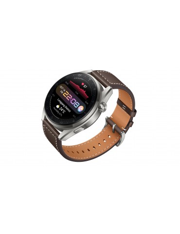Huawei Watch 3 Pro 1.43 , Smart watch, NFC, GPS (satellite), AMOLED, Touchscreen, Heart rate monitor, Activity monitoring 24/7, 