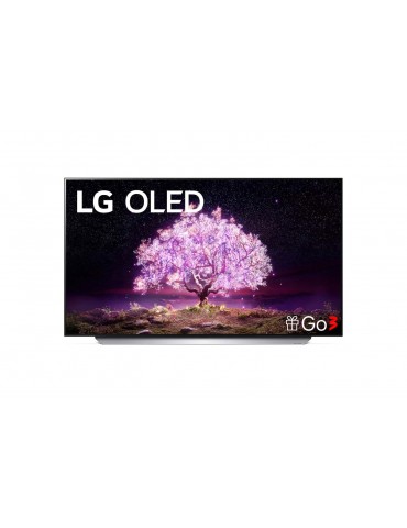 LG OLED48C12LA 48" (121 cm), Smart TV, WebOS, 4K UHD OLED, 3840 x 2160, Wi-Fi, DVB-T/T2/C/S2, Vanilla White