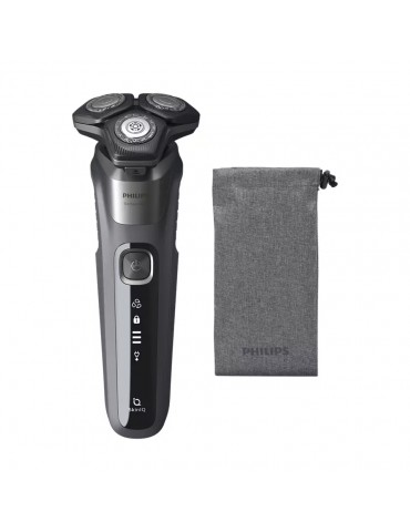 Philips Electric Shaver S5587/10 Series 5000 Operating time (max) 60 min, Wet & Dry, Lithium Ion, Carbon Grey