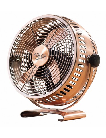 Adler Fan AD 7326 Desk Loft fan, Number of speeds 2, 40 W, Oscillation, Diameter 15 cm, Copper