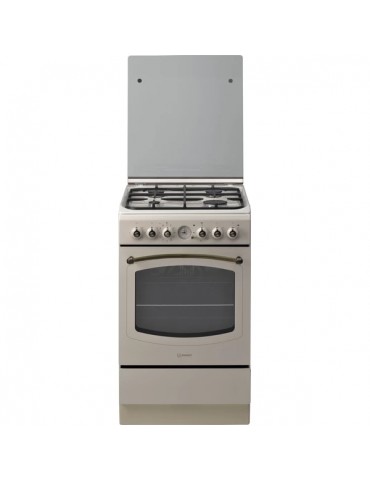 INDESIT Cooker IS5G8MHJ/E Hob type Gas, Oven type Electric, Jasmine, Width 50 cm, 60 L, Depth 60 cm