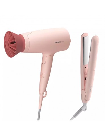 Philips Hair styling kit BHP398/00 Warranty 24 month(s), Ceramic heating system, Temperature (max) 210 C, 31-33/1600 W, Pink