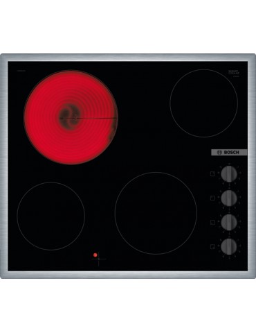 Bosch Hob PKE645CA2E Electric, Number of burners/cooking zones 4, Mechanical, Black