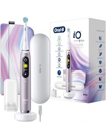 Oral-B Toothbrush iO Series 9 Rechargeable, For adults, Number of brush heads included 1, Number of teeth brushing modes 7, Rose