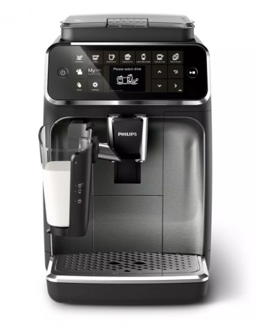 Philips Series 4300 Coffee Maker EP4349/70 Pump pressure 15 bar, Built-in milk frother, Fully Automatic, 1500 W, Black