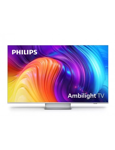 Philips 4K UHD LED Android TV with Ambilight 50PUS8807/12 50" (126 cm), Smart TV, Android, 4K UHD LED, 3840 x 2160, Wi-Fi, Silve
