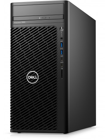 Dell Precision 3660 Desktop, Tower, Intel Core i7, i7-12700, Internal memory 8 GB, DDR5 non-ECC, SSD 256 GB, NVIDIA T400 FH, No 
