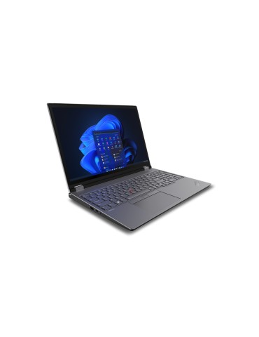 Lenovo ThinkPad P16 (Gen 1) Grey, 16 ", IPS, WQXGA, 2560 x 1600, Anti-glare, Intel Core i7, i7-12850HX, 32 GB, SSD 512 GB, NVIDI
