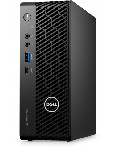 Dell Precision 3260 Desktop, CFF, Intel Core i7, i7-12700, Internal memory 8 GB, DDR5 non-ECC, SSD 256 GB, NVIDIA T400, No Optic