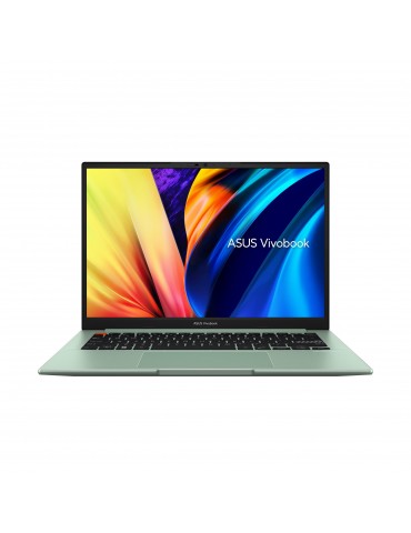 Asus Vivobook S 14 M3402QA-KM071W Brave Green, 14 ", OLED, 2.8K, 2880 x 1800 pixels, Anti-glare, AMD Ryzen 5, 5600H, 8 GB, DDR4 