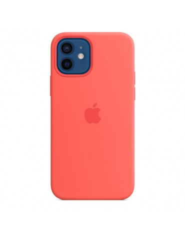 Apple iPhone 12/12 Pro Silicone Case with MagSafe Pink Citrus