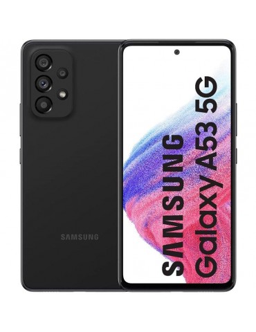 Samsung Galaxy A53 A536B Awesome Black, 6.5 ", Super AMOLED, 1080 x 2400, Exynos 1280, Internal RAM 8 GB, 256 GB, MicroSDXC, Dua