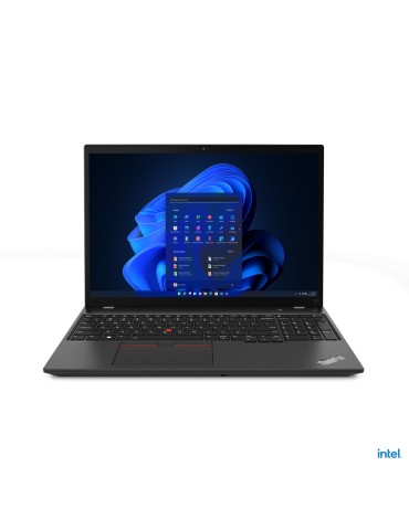 Lenovo ThinkPad T16 (Gen 1) Black, 16 ", IPS, WUXGA, 1920x1200, Anti-glare, Intel Core i5, i5-1235U, 16 GB, Soldered DDR4-3200, 
